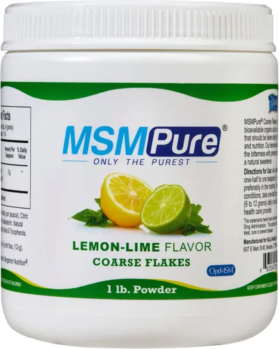 Miniatura 2 de KALA HEALTH MSMPure - Escamas gruesas MSM con sabor a limón y lima, 1 libra y gel MSM con aloe orgánico, paquete de 8 onzas