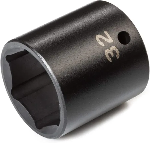 TEKTON SID22132 Dado de impacto de 6 puntos de 1 17/64 pulgadas (32 mm) impulsor de 1/2 pulgada