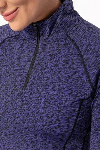 Miniatura 4 de Camiseta de entrenamiento de manga larga con cremallera de 14 para mujer