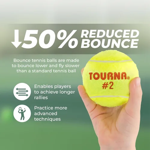 Miniatura 2 de Tourna Orange Dot - Pelotas de tenis de baja compresión