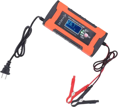 Miniatura 8 de Mantenedor del cargador de batería de pulso de 12 V 10 A 24 V 5 A con enchufe de EE. UU. para desulfatación de batería de coche camión barco