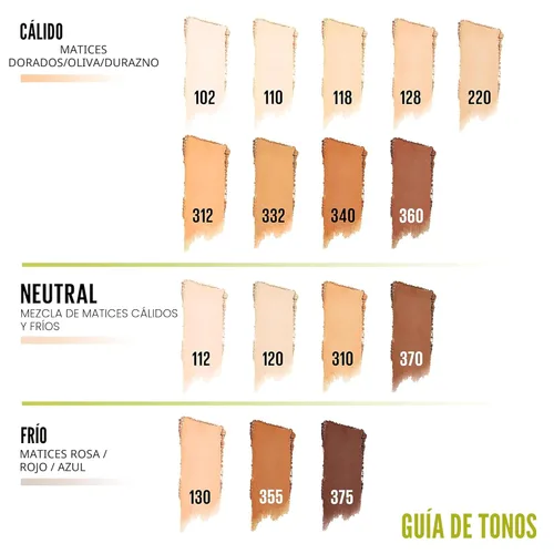 Miniatura 8 de Maybelline Super Stay Hasta 24HR Base en Polvo Híbrida, Maquillaje de Cobertura Media a Completa, Acabado Mate, 220, 1 Unidad SUPERSTAY POLVO 220