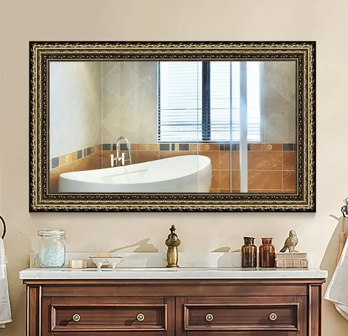 Miniatura 12 de Espejo de pared de baño, espejos de baño para pared, rectangular, moderno, espejo de pared para baño, colgante vertical u horizontal, para sala