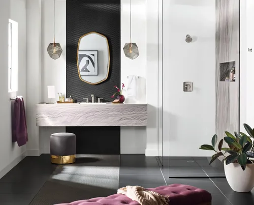 Miniatura 2 de Moen Genta LX BH3803BN - Gancho para bata o toallero moderno para cocina o baño, níquel cepillado, BH3803BN