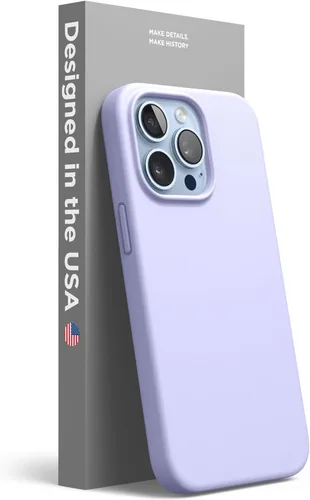 Miniatura 20 de elago Compatible con funda para iPhone 13 Pro, funda de silicona líquida, cubierta protectora de cuerpo completo, delgada, forro de microfibra Negro