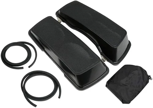Miniatura 19 de TCT-MOTORPARTS Tapas Duras de Bolsa de Sillín para Modelos Harley Touring FLT FLHT FLHTCU FLHRC Road King Street Electra Glide Ultra-Classic