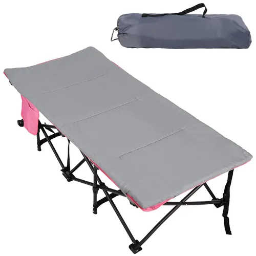 Miniatura 12 de REDCAMP Cuna Extra Larga para Niños para Dormir de 2-7 Años, Cuna Portátil de Viaje para Niños Pequeños con Bolsa de Transporte, Ligera para Azul