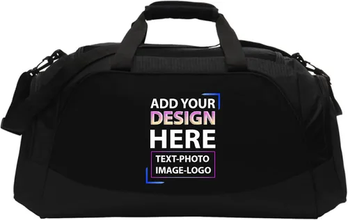 Miniatura 2 de Artist Shot Bolsas de lona activas personalizadas para hombres y mujeres, añade tus propias imágenes y texto a tu bolsa de gimnasio, bolsa de viaje