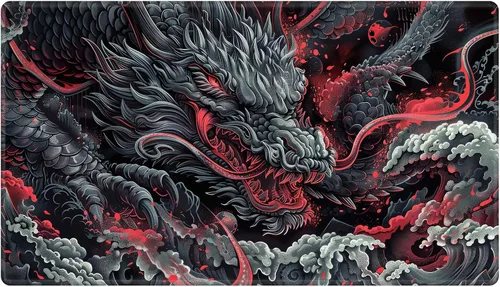 Miniatura 129 de Alfombra de juego con zonas para juego de cartas MTG, alfombras de juego de mesa, alfombras de juego de mesa de Magic, 61x35.5 cm, alfombra de juego