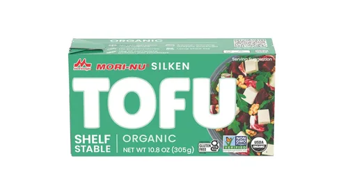 Mori-Nu Silken Tofu orgánico | Suave y cremoso | Bajo en grasa, sin gluten, sin lácteos, vegano, fabricado con soja orgánica sin OMG, KSA Kosher