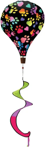 Miniatura 4 de Chevron Rainbow Deluxe - Globo aerostático de lujo para todos los días, 54 pulgadas, L Briarwood Lane Camping Deluxe