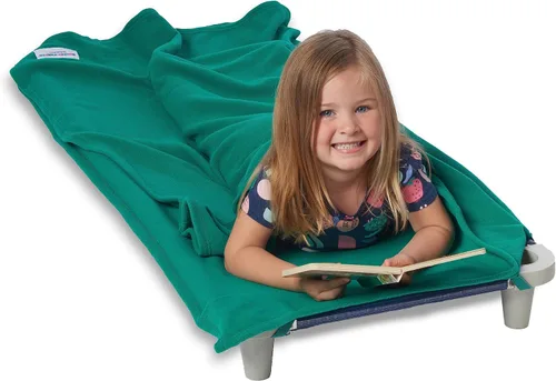 Miniatura 10 de ROLLEE POLLEE Northwest - Manta de dormir de forro polar verde para niños, manta súper suave que no forma bolitas, individual - Solución acogedora