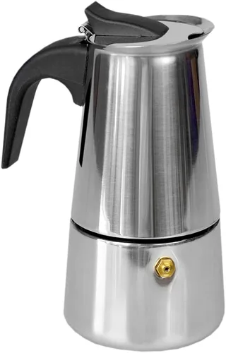 Miniatura 11 de Home Basics EM00248 - Máquina de café expreso de acero inoxidable de 2 tazas, color plateado