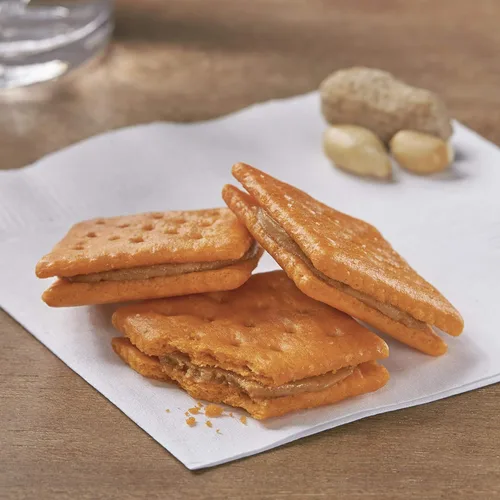 Miniatura 6 de Keebler Galletas sándwich de queso y mantequilla de maní, una sola porción, paquetes de 1.38 onzas, 8 unidades (paquete de 6)