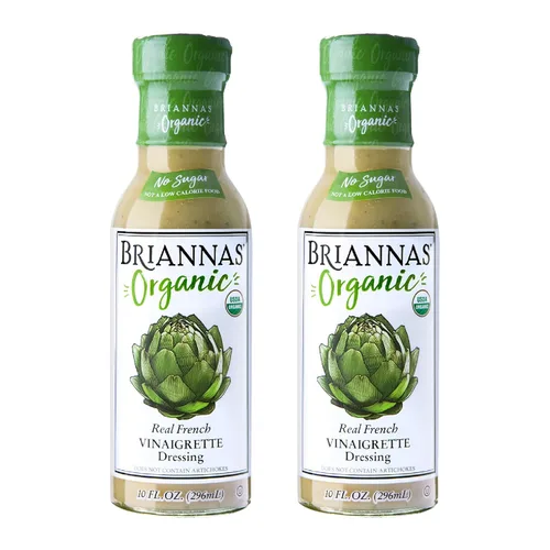 Miniatura 11 de BRIANNAS - Aderezo orgánico de vinagreta de miel y jengibre - Aderezo de ensalada certificado Kosher y orgánico hecho con ingredientes de primera