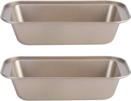 Miniatura 8 de Molde rectangular de 5.2 x 10 pulgadas, acero al carbono, antiadherente, pan, pastelería, utensilios para hornear para el hogar, cocina, panadería