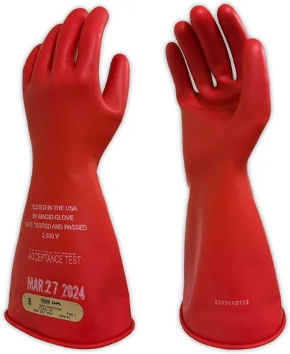 Magid Guante eléctrico clase 00 Rojo