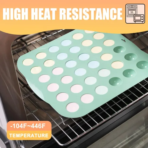 Miniatura 5 de QELEG Moldes de silicona para bolas de chocolate, paquete de 2 moldes antiadherentes para dulces, tamaño de mordida, media esfera, mousse, molde