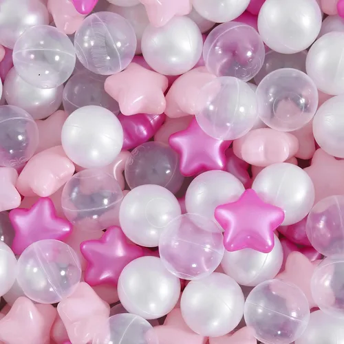 Miniatura 18 de Star Ball Pit Balls for Toddlers - 100 200 500 Pack Phthalate & BPA Free Plastic Toy Balls for Kids, Ball Pool Play Tent, Baby Kiddie Pool Water