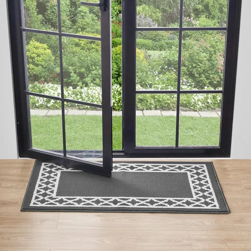 Nautica Alfombra de pasillo | Alfombra de interior para entrada y pasillo, tapete antideslizante para puerta de entrada y cocina, lavable a máquina,