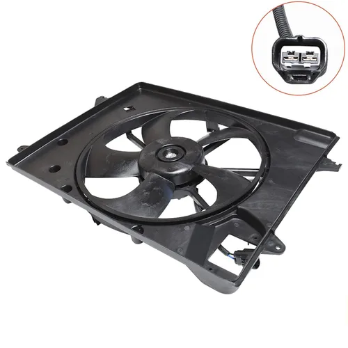Miniatura 7 de Reemplazo del ventilador de enfriamiento del condensador del radiador para Sonata 2.4L 2.4L HY3115151 25380C2000 2015-2017