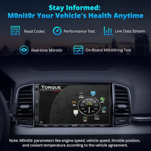 Miniatura 5 de A5L - Estéreo de auto doble DIN Android de 7 pulgadas con escáner OBD2, CarPlay inalámbrico y Android Auto, ecualizador de 24 bandas, DSP, conexión