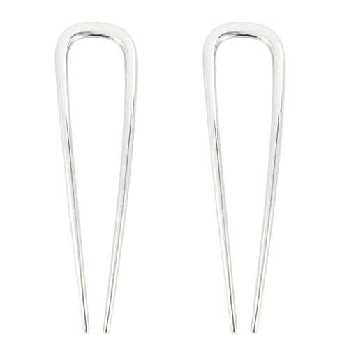 Miniatura 10 de Horquillas francesas para cabello grueso, horquillas de metal para mujeres y niñas, pasadores franceses en forma de U para moños, 5.5 pulgadas