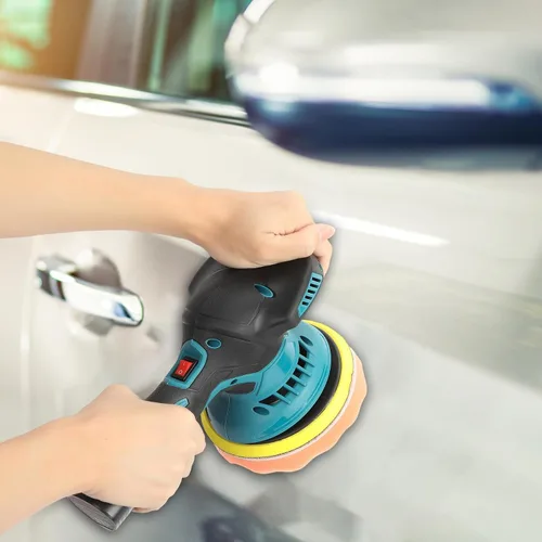 Miniatura 2 de Pulidora inalámbrica para automóvil, kit de pulidores y pulidores portátiles de automóvil de 6 pulgadas con 2 baterías de 2.0 Ah, pulidora de 6