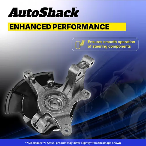 Miniatura 5 de AutoShack Conjunto de cojinetes de cubo de dirección y cubo de rueda con carga frontal, lado del conductor para Ford & Mercury, Escape 2005-2012