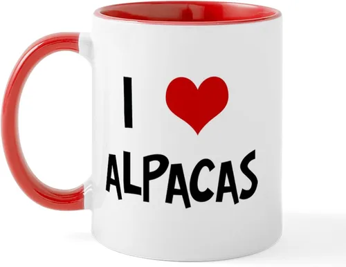 Miniatura 22 de CafePress A Is For Alpaca Taza de café de cerámica de 11 oz (11.0 fl oz)
