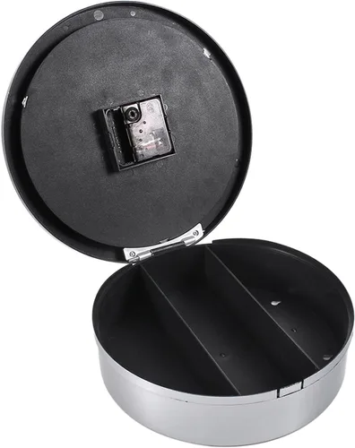 Miniatura 4 de Reloj-, oculto reloj de pared secreto- caja de contenedores para efectivo, joyas, objetos de valor, almacenamiento de efectivo Defult