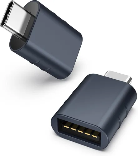 Miniatura 15 de Syntech Paquete de 2 adaptadores USB C a USB, adaptador USB C macho a USB 3 hembra compatible con iPhone 17 Pro Max, MacBook Pro Air 2024, iMac