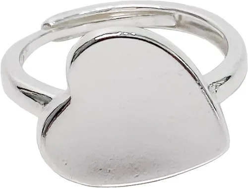 Miniatura 5 de Anillos de banda ancha de plata de ley 925 vintage hechos a mano para mujeres/hombres, anillo ajustable para el pulgar