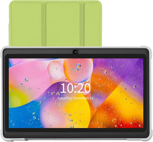 Miniatura 11 de Tablet de 7 pulgadas, sistema operativo Android 13 Quad Core, 32GB ROM, WiFi, Bluetooth, cámara dual, PC Tablet USB C, pantalla táctil de 7 Negro