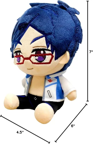Miniatura 4 de S3- Rei Ryugazaki Sentado Pose Felpa 7" H