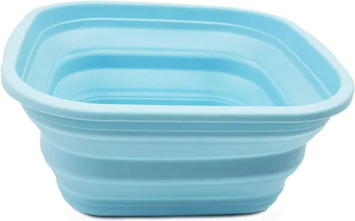 Miniatura 5 de SAMMART Tina plegable de 5.5 L (1.4 galones) - Tina plegable - Lavabo portátil - Tina de plástico que ahorra espacio (Sea Angel, 1)