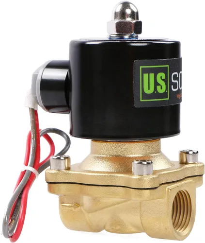 Miniatura 8 de U.S. Solid 1" Válvula electromagnética eléctrica de latón 24VAC Normalmente cerrado VITON aire no potable combustible del agua