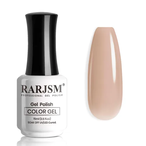 Miniatura 75 de RARJSM Esmalte de Uñas en Gel Nude Transparente Rosa Saludable Claro Esmalte de Uñas en Gel Nude Transparente Rosa Intenso Gelatinoso Barniz de Uñas