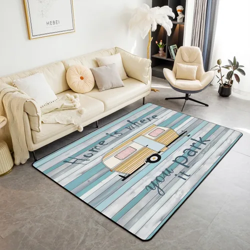 Miniatura 21 de Erosebridal American Flag Area Rugs 3x5 for Bedside Kitchen Army Green Camo Washable Rug Bear Claw Hunting Theme Decorative Accent Rug Camoflage