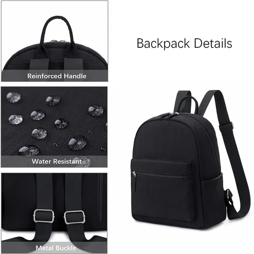 Miniatura 6 de Ecodudo Mini mochila monedero para mujeres, adolescentes y niñas, bolsa de moda pequeña, mini