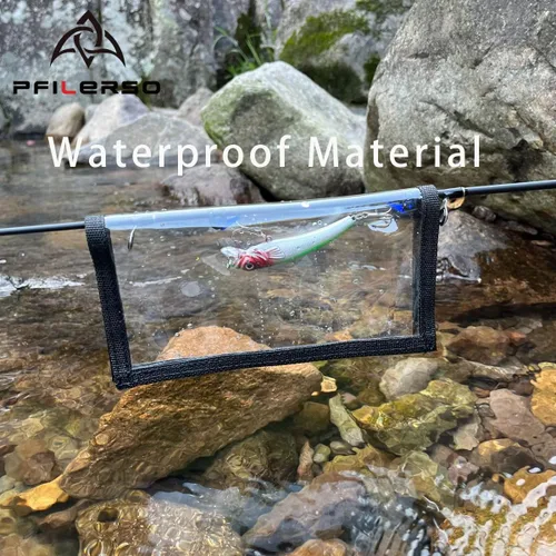 Miniatura 6 de Envolturas para señuelos de pesca, 12 piezas transparentes de PVC para señuelos de pesca, protegen a niños, mascotas y pescadores, seguro de 6