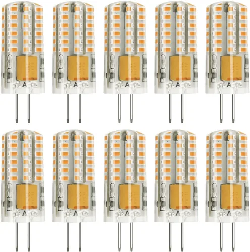 Miniatura 7 de Bombilla LED G4 de 12 V con base de clavija 3 W, blanco cálido, 2700 K, reemplazar bombillas halógenas de 20 W para iluminación del hogar