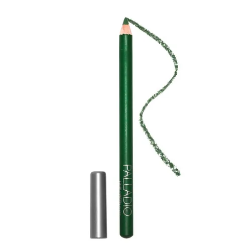 Palladio Lápiz delineador de ojos de madera, forma de lápiz fina, fácil aplicación, fórmula firme pero suave, ojos perfectamente delineados, Verde