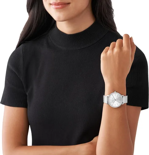Miniatura 4 de Michael Kors Pyper - Reloj de acero inoxidable para mujer, con correa de acero, cuero o silicona