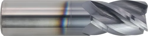 CME 1 fresas de carburo micrograno, nariz cuadrada, revestimiento TiAlN, diámetro del molino de 1 pulgada, longitud de corte de 1 1/2 pulgadas,