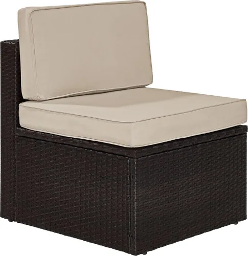 Miniatura 9 de Crosley Furniture Palm Harbor - Silla seccional para exteriores sin brazos, sillas de mimbre para patio, porche, terraza, patio trasero