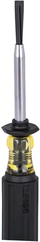Miniatura 7 de Klein Tools 85153K - Juego de destornilladores de sujeción de tornillos ranurados, 3/16 pulgadas, destornillador de cabeza plana de hoja dividida