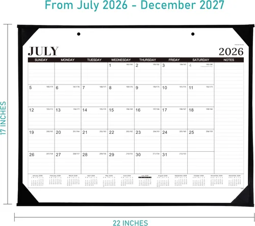 Miniatura 3 de Calendario de Escritorio 2026 - Calendario de Escritorio Grande de 12 Meses 2026, Ene.2026 - Dic.2026, 22" x 17", Calendario de Escritorio 2026