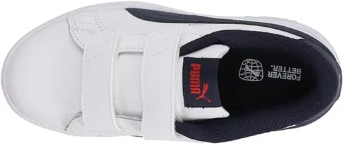 Miniatura 4 de PUMA Tenis unisex Smash 2 con gancho y bucle para niños, Multicolorido