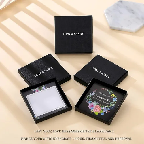 Miniatura 6 de TONY & SANDY - Brazaletes motivacionales para mujeres, adolescentes o niñas, regalos de cumpleaños personalizados para mamá, hija, hermana o amigas